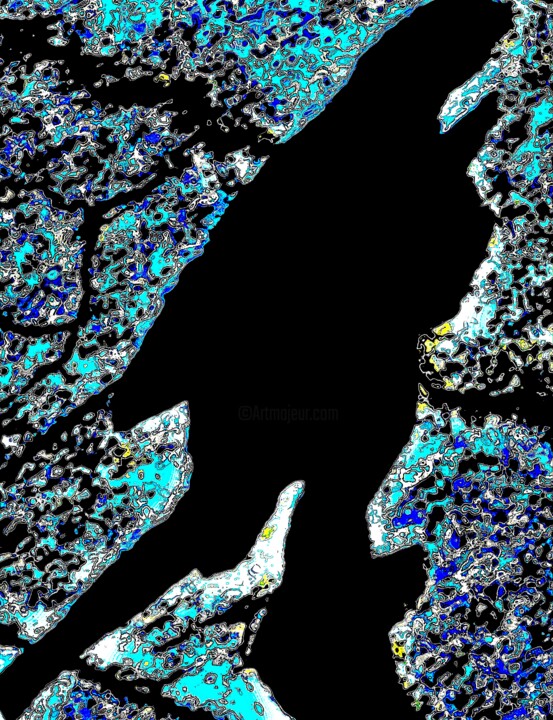 Photography titled "Silhouettes  100a3" by Ken Lerner, Original Artwork, Digital Photography