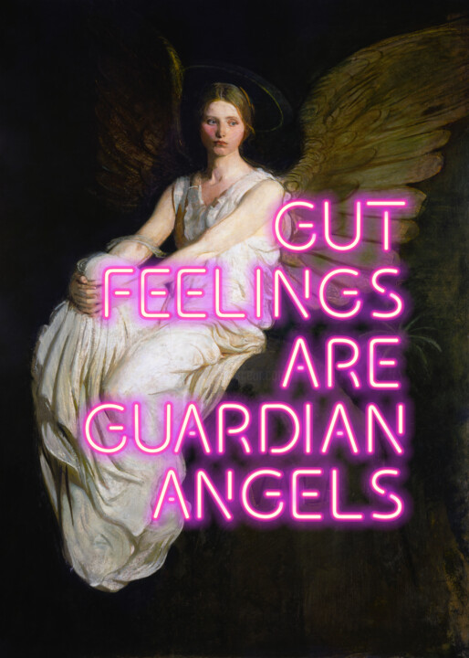 "Gut feelings are gu…" başlıklı Dijital Sanat Kerry Pritchard tarafından, Orijinal sanat, Dijital Resim