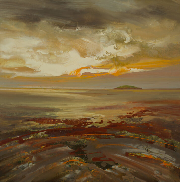 Peinture intitulée "BALCARY BAY" par Kevan Mcginty, Œuvre d'art originale, Acrylique Monté sur Châssis en bois