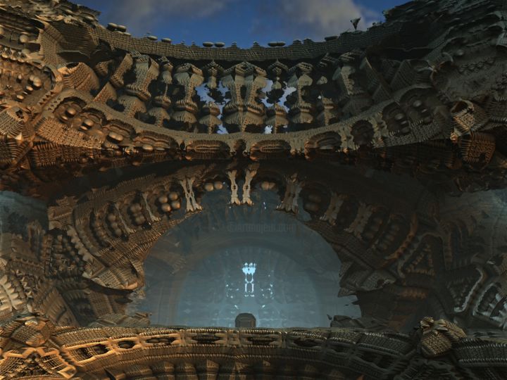 Arts numériques intitulée "ANCIENT RUINS" par Kevin Kemp, Œuvre d'art originale, Modélisation 3D