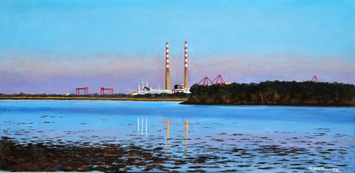 "Clontarf Panorama" başlıklı Tablo Kieran Mcelhinney tarafından, Orijinal sanat, Petrol