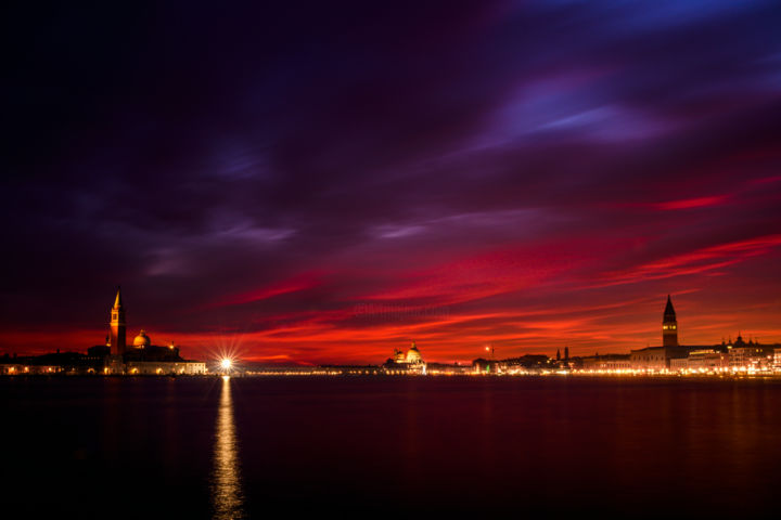 摄影 标题为“Venice Silk Sunset” 由Kbrimson  Photography, 原创艺术品, 数码摄影