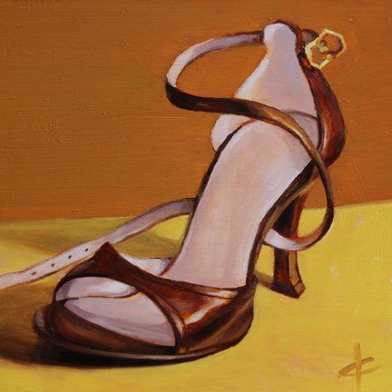 Fabulous Shoe., Painting by Kim Kibby | Artmajeur