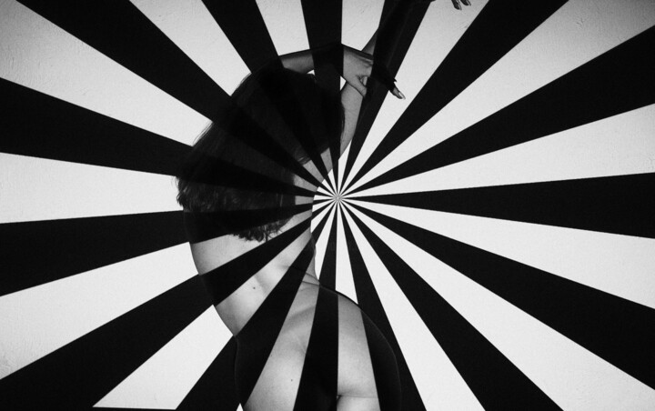Fotografía titulada "Black Stripe 4" por Kirill Akishkin, Obra de arte original, Fotografía digital