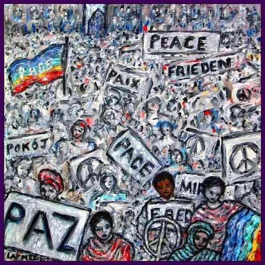 "Peace" başlıklı Resim Kevin Larmee tarafından, Orijinal sanat