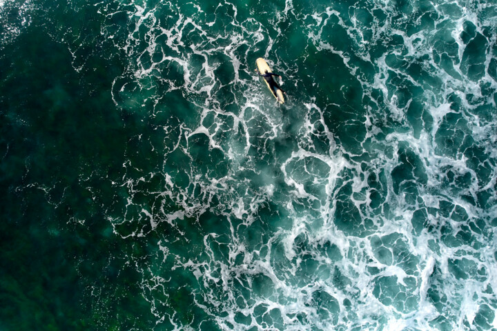 Fotografia zatytułowany „Surf, VIII” autorstwa Kourosh Sotoodeh, Oryginalna praca, Fotografia cyfrowa