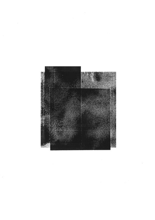 Malerei mit dem Titel "square/ iterations/…" von Krešimir Damjanović, Original-Kunstwerk, Pigmente