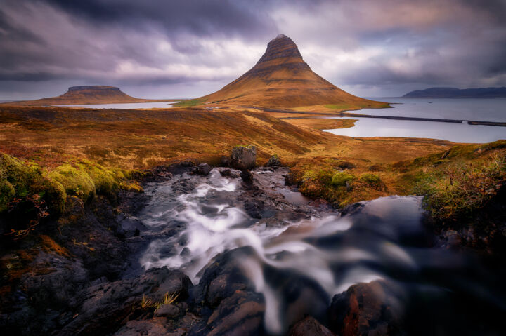 Photography titled "Kirkjufell, Iceland…" by Martin Kucera, Original Artwork, Digital Photography