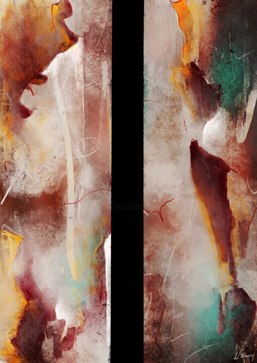 Arte digitale intitolato "Danse" da Laetitia Nemery, Opera d'arte originale, Pittura digitale