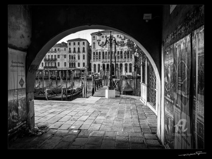 Fotografia intitulada "Venise 06" por Robin Pierrestiger, Obras de arte originais, Fotografia digital Montado em Alumínio