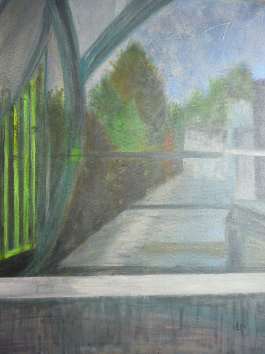 Картина под названием "Le passage 1" - Lallement Martine, Подлинное произведение искусства, Акрил Установлен на Деревянная р…