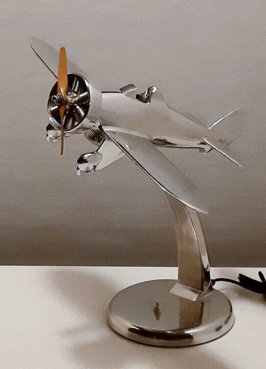 Художественная композиция под названием "Boeing P-26 Peashoo…" - Lampons, Подлинное произведение искусства, Аксессуары
