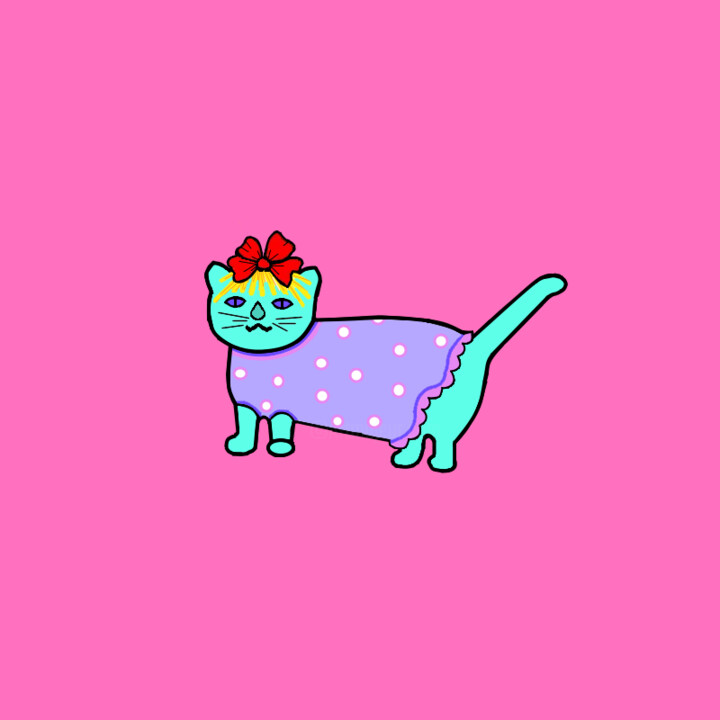 "Cats & Cats #81" başlıklı Dijital Sanat Lana Vereshchagina tarafından, Orijinal sanat, 2D Dijital Çalışma