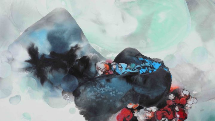 ""The Ink Soul" 墨魂 #…" başlıklı Tablo Lanying Yu tarafından, Orijinal sanat, Mürekkep