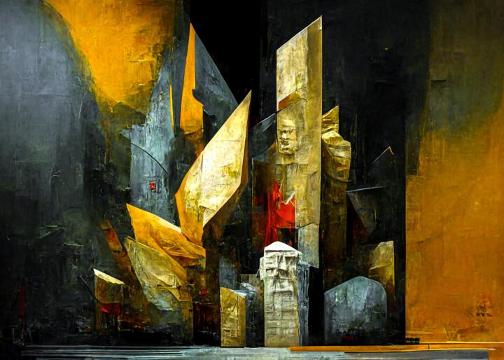 Digital Arts titled "Sculptures" by Laurence Masson, Original Artwork, Digital Painting