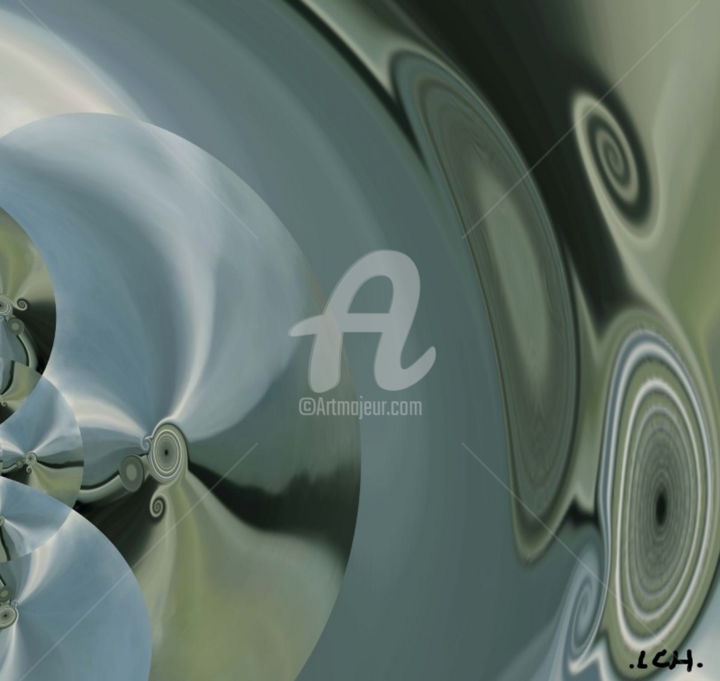 Arte digital titulada "Cymbales" por Laurent Chabrillat, Obra de arte original, Pintura Digital