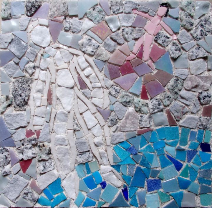 Escultura intitulada "Chacun sa planète" por Laurent Hunzinger, Obras de arte originais, Mosaico