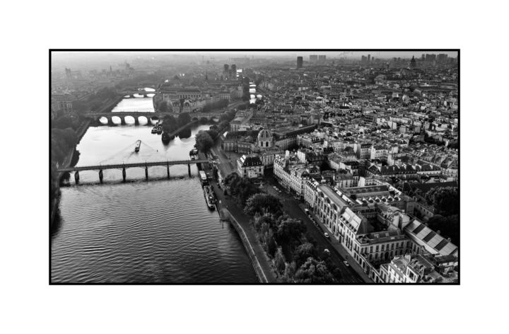 Fotografía titulada "Paris from above" por Gunnar Lentz, Obra de arte original, Fotografía no manipulada