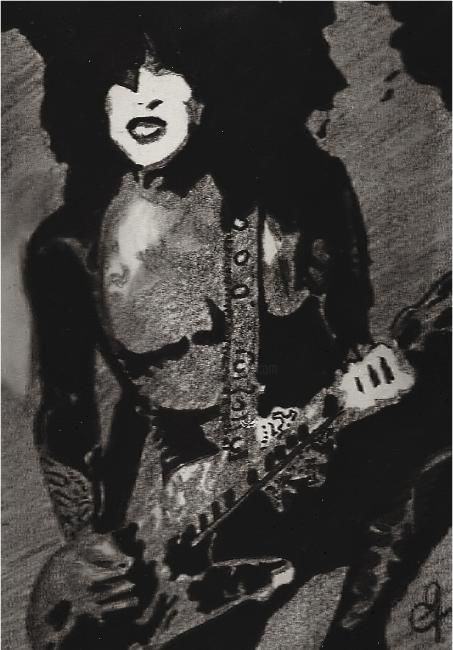 Paul Stanley Drawing