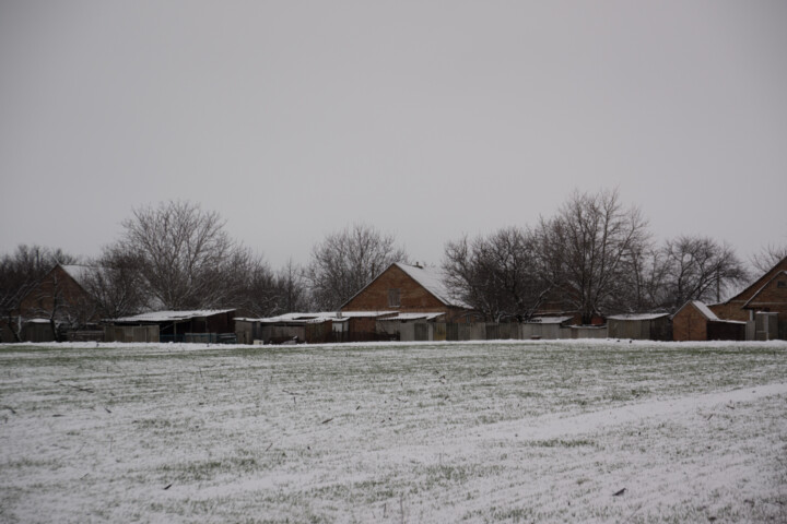 Фотография под названием "Winter countryside…" - Liliia Kucher, Подлинное произведение искусства, Цифровая фотография