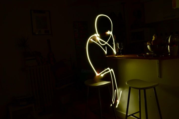 Photography titled "Slowlight" by Line Wotquenne, Original Artwork, Digital Photography