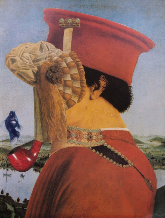 Collages titulada "Le Désir Attrapé pa…" por Lioncaresse, Obra de arte original