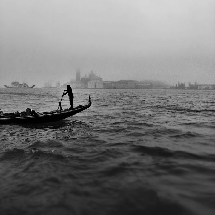 제목이 "Venise, l'hiver #1"인 사진 Loeber-Bottero로, 원작, 디지털