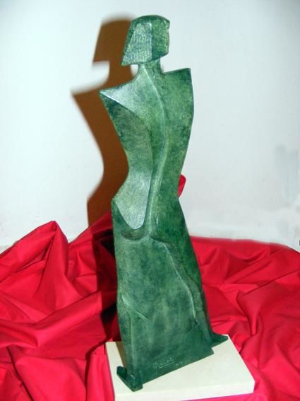 Sculptuur getiteld "El desafio bronze" door Jaime Lorenz Baeta, Origineel Kunstwerk