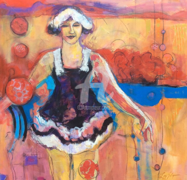 Peinture intitulée "Don't Sit Under The…" par Lori Solymosi, Œuvre d'art originale, Acrylique