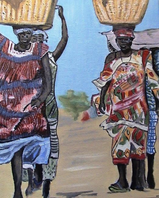 Malarstwo zatytułowany „Africa” autorstwa Sharon Legendre, Oryginalna praca