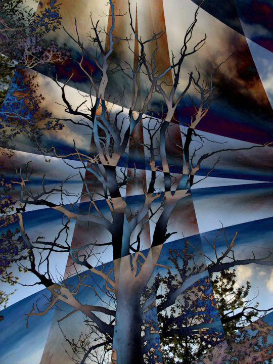 Arte digitale intitolato "Harmony Tree" da Lothar Boris Piltz, Opera d'arte originale, Pittura digitale