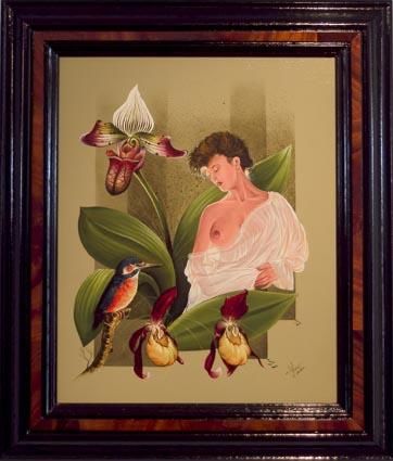 Painting titled "Bouquet garni" by Lucien Thunus, Original Artwork