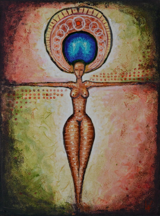 Pittura intitolato "Venus" da Ludovic Lan, Opera d'arte originale, Olio