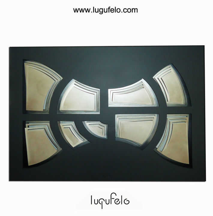 Sculpture intitulée "lugufelo-metal-scul…" par Lugufelo, Œuvre d'art originale, Métaux