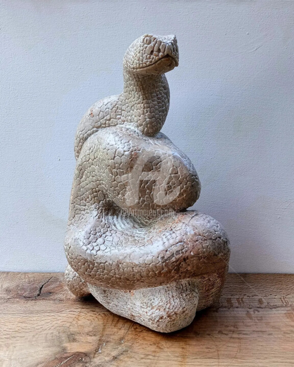 Sculpture intitulée "EX-VOTO" par Luigi Mancuso, Œuvre d'art originale, Pierre