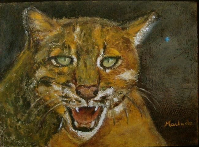 Chat Sauvage D Asie Painting By Maclade Artmajeur