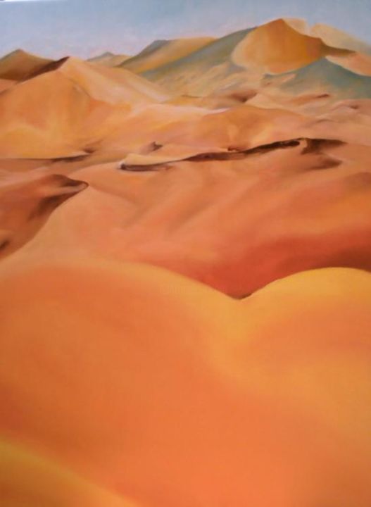 Pittura intitolato "Sahara" da Madeleine Roche, Opera d'arte originale