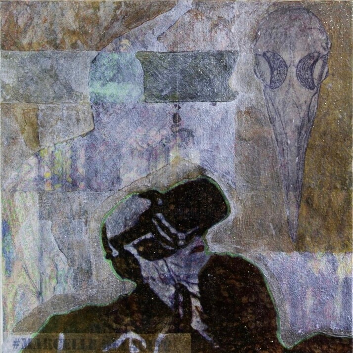 Painting titled "Virtual Vision" by Marcelle Delacité, Original Artwork, Acrylic