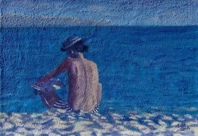 Pintura intitulada "Quiete" por Magda Carella, Obras de arte originais, Óleo