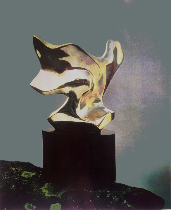 Sculpture titled "Triunfo" by Maleco Pacaraí, Original Artwork, Bronze