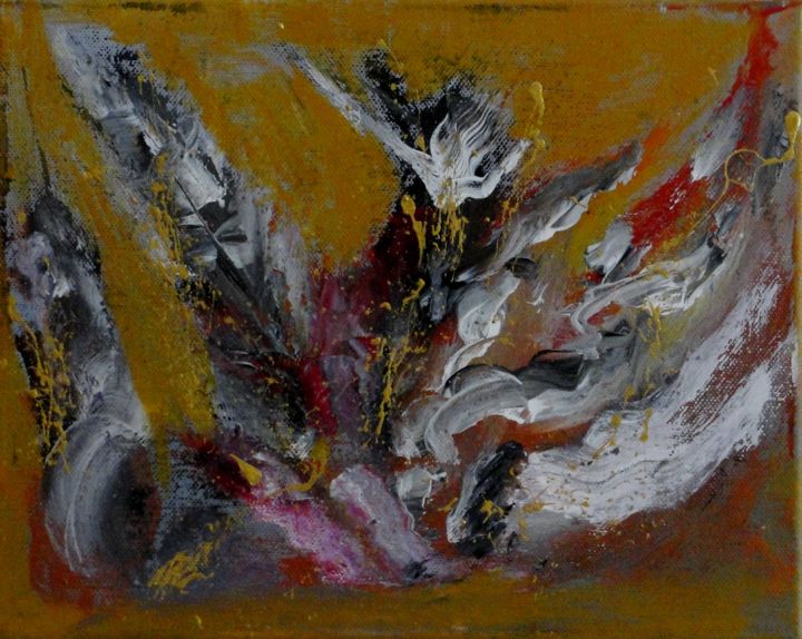 Картина под названием "Gods spark" - Manfred Ruehrich, Подлинное произведение искусства, Акрил