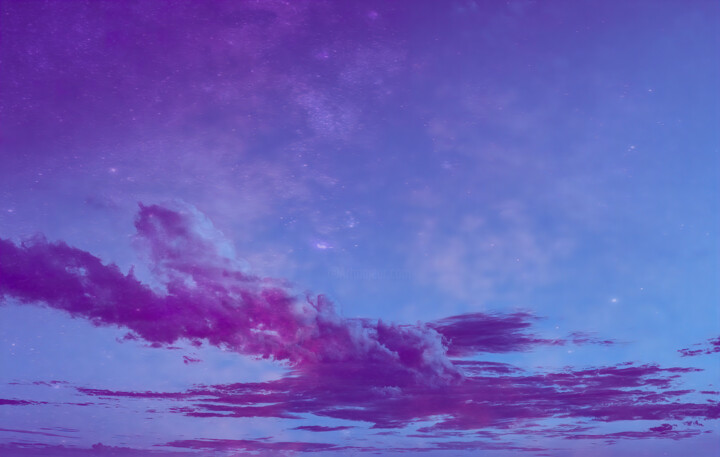Digital Arts titled "Sky" by Marat Marat Kausarov Kausarov, Original Artwork, 2D Digital Work