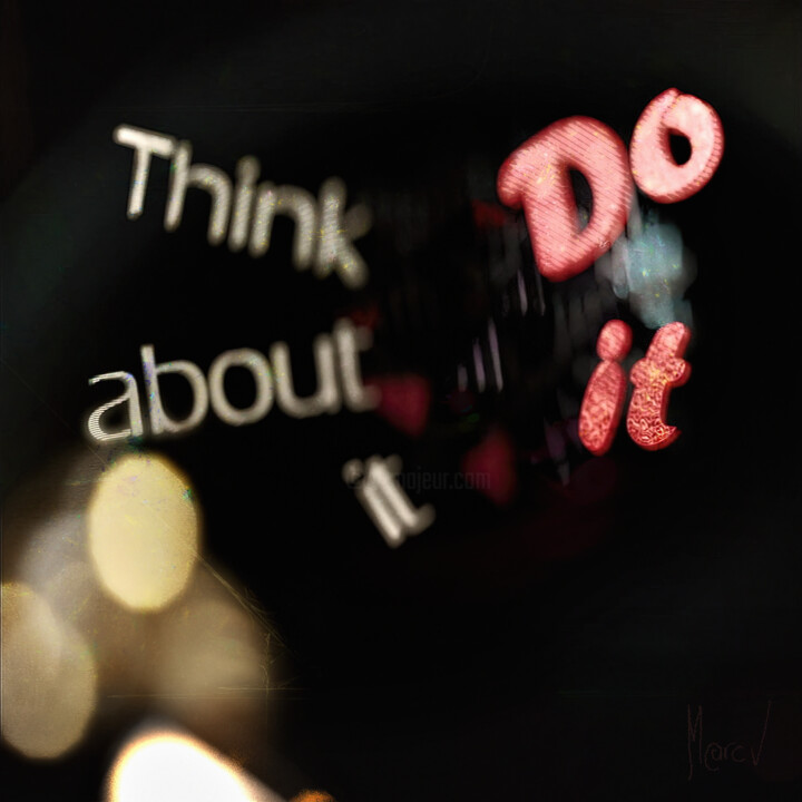 "Do it" başlıklı Dijital Sanat Marc Van Der Haegen tarafından, Orijinal sanat, 3D modelleme