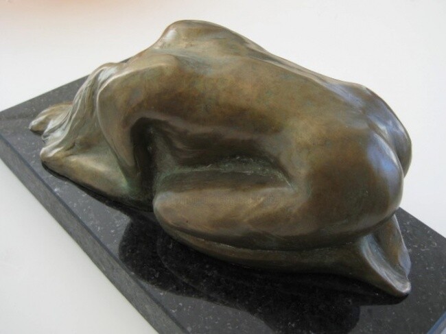 Sculpture titled "Recueillement" by Marcelin Fortin, Original Artwork