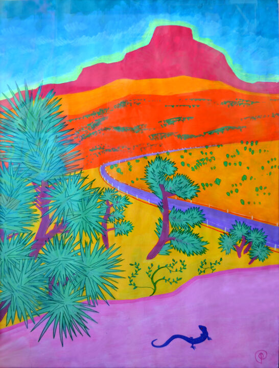 desert landscape drawings
