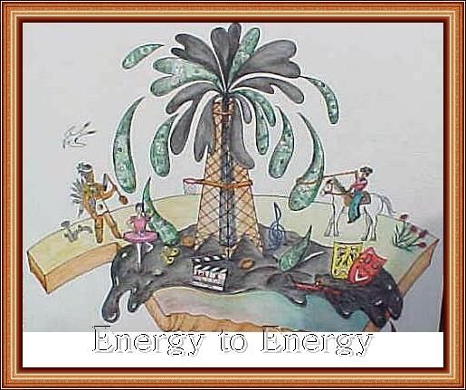 Pittura intitolato "Energy to Energy" da Mkrartworks, Opera d'arte originale, Olio