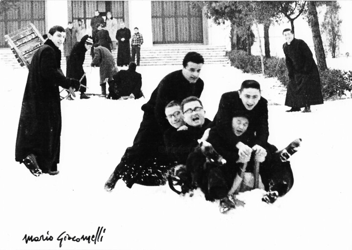 "Io non ho mano che…" başlıklı Fotoğraf Mario Giacomelli tarafından, Orijinal sanat, Analog Fotoğrafçılık