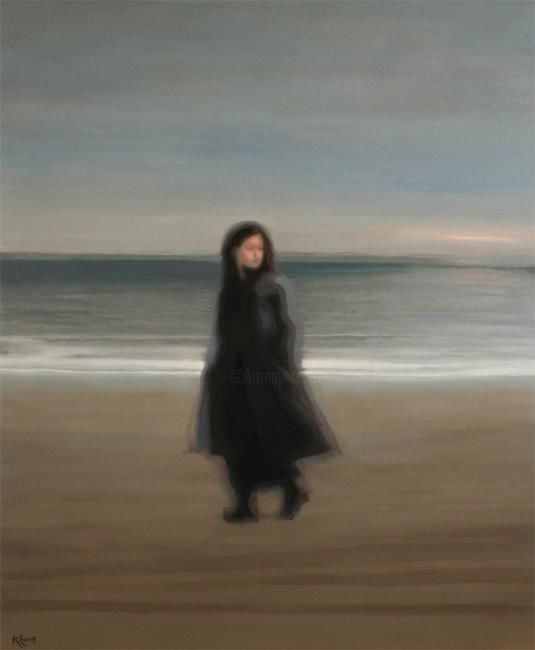 Painting titled "Zoeken naar Jeanne" by Marko Klomp, Original Artwork, Other