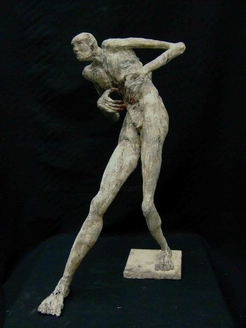 Sculpture titled "Buto dancer V" by Markus Nine, Original Artwork