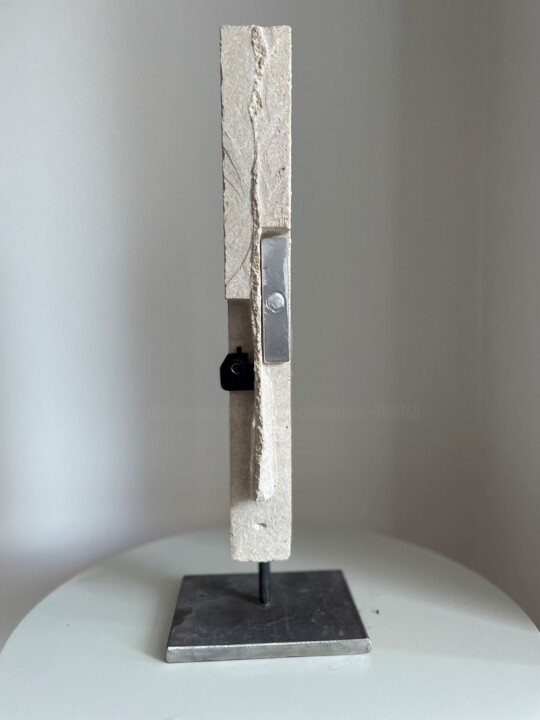 Sculpture titled "Head 5" by Martin James, Original Artwork, Concrete